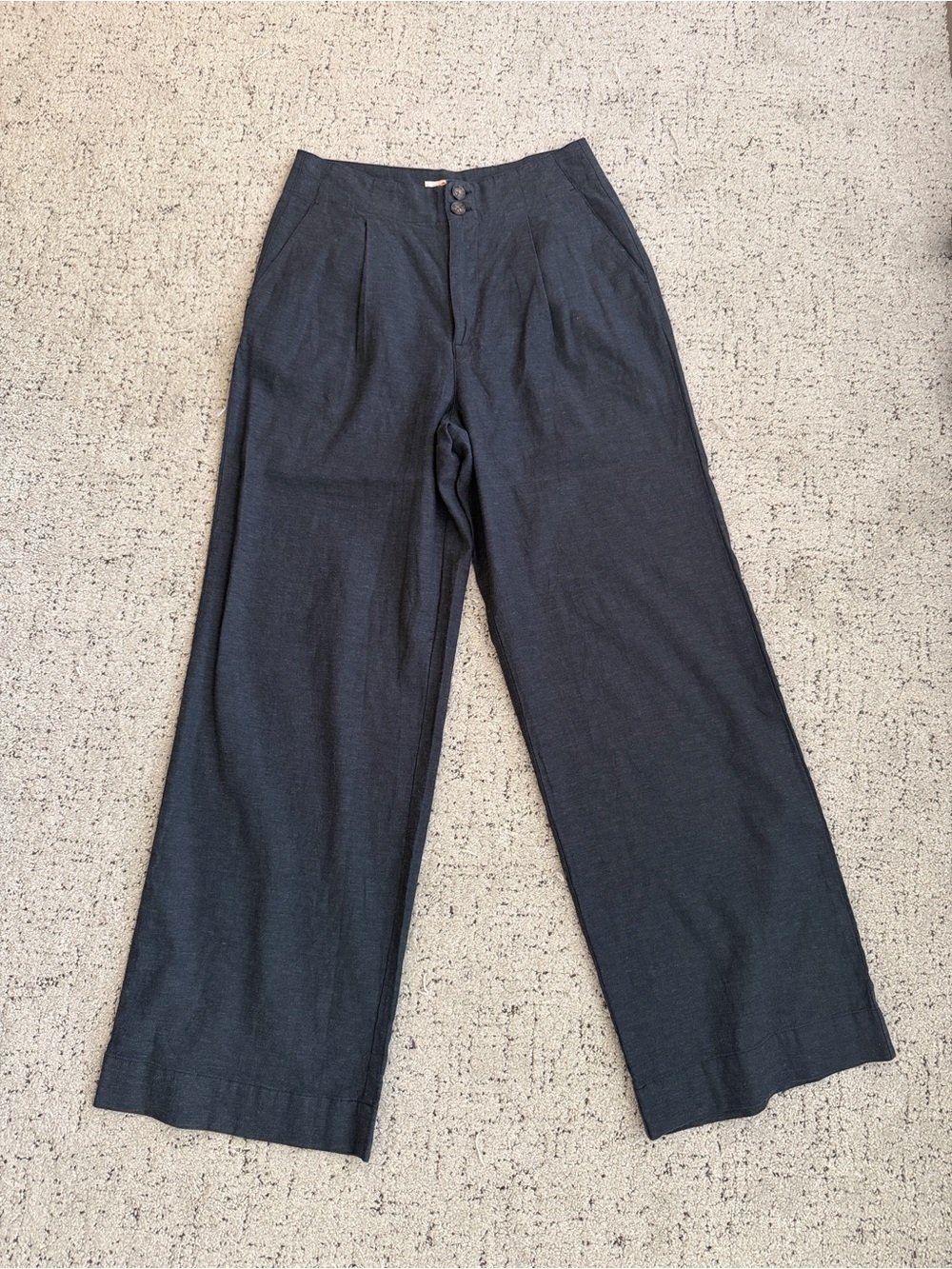 Marine Layer Womens Wide-Leg, High Waisted Flora Trousers size 8